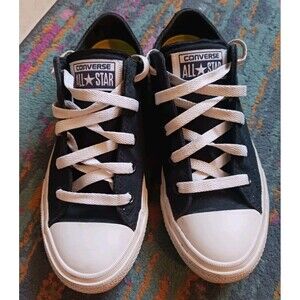 Converse Chuck Taylor II All Star Low Kids Size 2 Black Lunarlon Sneaker